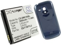 Kompatibelt med Samsung Galaxy S III Mini, 3.7V (3.6V), 3000 mAh