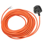 SPARES2GO Cable & Lead Plug for Bosch Ratak 34 34R 36 36R Lawnmower (12 Metre)