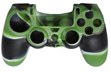 Silikongrep for kontroller, Playstation 4, Camouflage Green