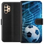 Samsung Galaxy A13 Musta Lompakkokotelo Fotboll
