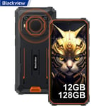Téléphone Portable Incassable Blackview BV6200 Pro Android 13 6,56" HD+ 13000mAh-18W 12Go+128Go 13MP Étanché,Face ID,Dual SIM Orange