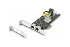 StarTech.com 2-Port 2.5Gbps PoE Network Card, Intel I225-V, 802.3af/at - nätverksadapter - PCIe 2.0 x2 - 10M/100M/1G/2.5 Gigabit Ethernet x 2