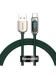 Baseus Display Cable USB to Type-C 66W 1m (green)