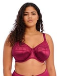Elomi Cate Underwired Bra - Red, Red, Size 44E, Women