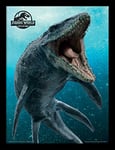 Jurassic World Fallen Kingdom (Mosasaurus) 30 x 40cm Impression encadrée