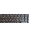 HP Keyboard (NORWEGIAN) - Tastatur - Norsk - Svart