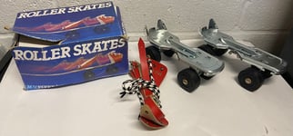 Vintage MV Flyer Junior Roller Skates 1960s Made In England Brand New DamagedBox