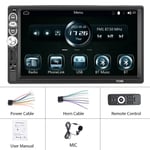 A3061 7 Inches MP5 Bluetooth Player Universal Wired CarPlay Reversing Image integreret, Style: Standard