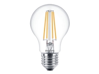 Philips Classic - LED-glödlampa med filament - form: A60 - klar finish - E27 - 7 W (motsvarande 60 W) - klass A++ - varmt vitt ljus - 2700 K