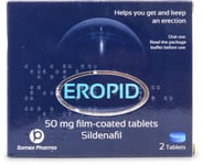 Eropid Sildenafil 50mg 2 Tablets