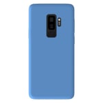 Coque silicone unie Mat Bleu compatible Samsung Galaxy S9 Plus - Neuf