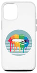 Coque pour iPhone 15 Pro Lèvres lesbiennes s'embrassant drapeau arc-en-ciel Gay Pride