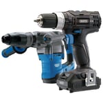 Draper 03509 D20 20V Combi Drill with 56407 SDS+ Rotary Hammer Drill