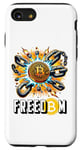Coque pour iPhone SE (2020) / 7 / 8 Bitcoin, crypto-monnaie, conception de la chaîne de blocs BTC Freedom