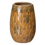 Vase 15 x 15 x 22,5 cm Keramik Sennep