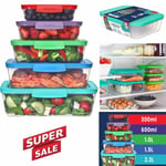 Sistema Nest It Food Storage Containers with Lids, 5-Pack UK