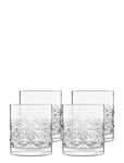 Vandglas/Whiskyglas Mixology Textures Home Tableware Glass Drinking Glass Nude Luigi Bormioli