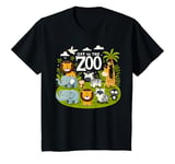 Youth Funny african jungle safari animals tee, Off To The Zoo T-Shirt