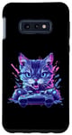Coque pour Galaxy S10e manette de jeu gamer chat idée de jeu inspiration créative