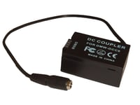 vhbw Coupleur DC compatible avec Panasonic Lumix DMC-FZ82 appareil photo reflex DSLR