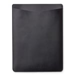 Philbert UltraSlim Vegansk Läder Sleeve med Rem för MacBook / Laptop 16" (36 x 26 x 2 cm) - Svart