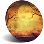 Awesome Fridge Magnet - Spooky Full Moon Forest Halloween Cool Gift #16186