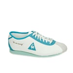 Le Coq Sportif Marshmallow Lace-Up White Suede Leather Womens Trainers 1711432