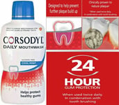 🔥Corsodyl Daily Cool Mint Gum Care Mouthwash (Twin Pack)2 x 500ml *GREAT PRICE*