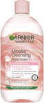 Garnier Micellar Rose Cleansing Water For Dull Skin, Glow Boosting Cleanser and