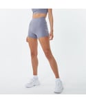 USA Pro Womens Short 3 inch Training Shorts - Silver - Size 16 UK