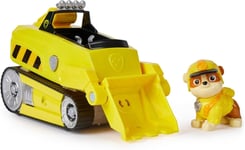 Paw Patrol Jungle Pups, Rubble Rhino Vehicle, Toy Truck with Collectible Action