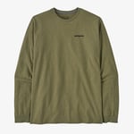 Patagonia LS P-6 Responsibili-Tee XL Buckhorn Green LongSleeve logo t-shirt