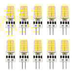 10 st G4 LED-lampa AC/DC12V-24V 3W LED G4-lampa 20 LED 360 graders strålvinkel 2835smd Ersätt 30W halogen