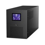 UPS strömförsörjning med USB och LCD-display, 3000 VA / 1800 W