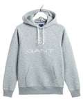 Gant Lock Up Hood M Grey Melange (Storlek XL)