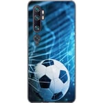Xiaomi Mi Note 10 Pro Gjennomsiktig Telefondeksel Fotboll