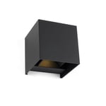 sunwind vegglampe design cube black