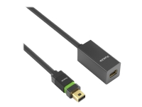 PureLink Ultimate Series - DisplayPort forlængerkabel - Mini DisplayPort (han) låsende til Mini DisplayPort (hun) låsende - DisplayPort 1.2 - 2 m - rund, 4K60Hz (4096 x 2160) support - sort