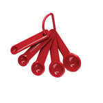 5pc Measuring Spoon Set - Empire Red