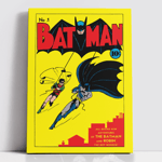 Decorsome x Batman Issue No. 1 Rectangular Canvas - 12x18 inch