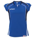Asics LAdies Olympic Top Size (8) XS Blue Performance Shirt T363-1