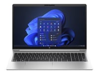 HP ProBook 450 G10 Notebook - Intel Core i3 - i3-1315U / jusqu'à 4.5 GHz - Win 11 Pro - UHD Graphics - 8 Go RAM - 256 Go SSD NVMe - 15.6" IPS 1920 x 1080 (Full HD) - Wi-Fi 6E, carte sans fil Bluetooth 5.3 - brochet argent aluminium - clavier : Français