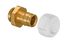 Uponor Aqua PLUS Adapter med O-ring 16 x 3/8" - 1085986