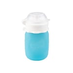 Squeasy - Snacker drikkeflaske/klemmepose 104 ml clear blue