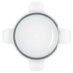 Clas Ohlson Lock med snäpplås till rund matlåda glas