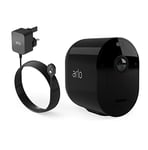 Arlo Pro3 Smart Home Security Camera CCTV Add on and Outdoor Cable, black