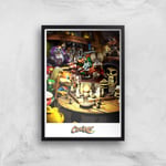 Conker Character Giclee Art Print - A4 - Wooden Frame