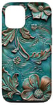 Coque pour iPhone 12/12 Pro Western & Cowgirl, Country, Boho Rodeo, Turquoise Girl, Turquoise Girl, Turquoise