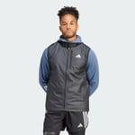 adidas Own The Run Vest M, Herr, Lättviktsväst för löpning, Svart/Grå