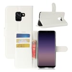 Samsung Galaxy A8 (2018) Snyggt enfärgat fodral - Vit Vit